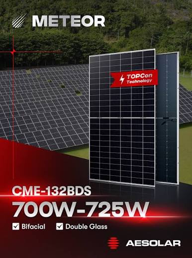 AE Solar Meteor 720W TOPCon Bifacial